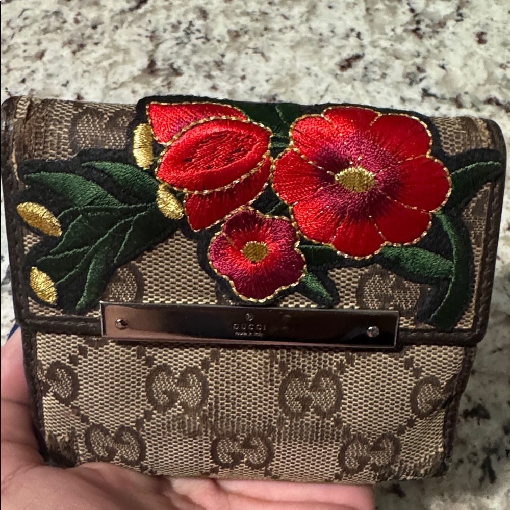 Gucci GG blooms Floral Wallet fair - Picture 9 of 14